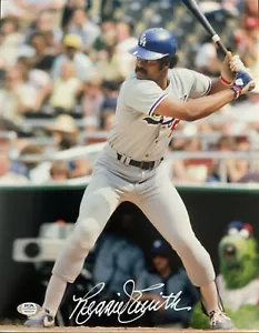 REGGIE SMITH DODGERS 1981 WS CHAMPION SIGNED 11X14 PHOTO PSA 9A55716 - Picture 1 of 3