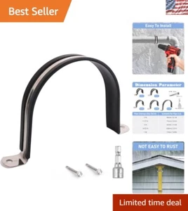 Korrosionsbeständige Schwerlast Rohrschellen - 114 mm, 2er Pack mit Zubehör - Bild 1 von 9