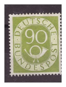 GERMANIA REP. FEDERALE 1951 - CORNO E CIFRA 90 pF. NUOVO * MH - Bild 1 von 1