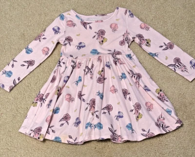 Disney - Aurora - Sleeping Beauty - Girls Long Sleeve Pleated Dress - Size 4T - Image 1 of 4