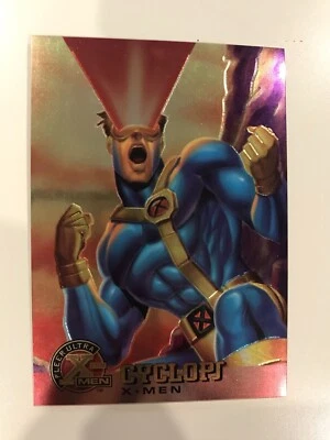 1995 Fleer Ultra X-MEN Cyclops Promo Chromium MINT Trading Cards - Image 1 of 2