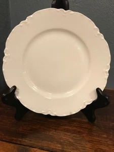 Vintage Antik Haviland Frankreich 7,5" Schlicht Weiß Mittagessen Teller - Bild 1 von 5