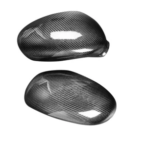 Real Carbon Fiber Stick-on Side Mirror Shell Cover for Porsche 911 996 1999-2004 - Picture 1 of 9