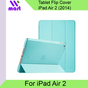 9.7-inch iPad Air 2 Flip Cover Translucent Frost Smart Case Compatible for iPad  - Picture 1 of 5