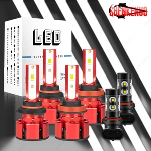 Para for Lexus IS250 IS350 2006 2007 2008 2009 faros LED + luces antiniebla - Picture 1 of 12