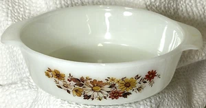 Vintage Anchor Hocking Casserole Bowl Dish 437 1.5 qt. Fall - Picture 1 of 7