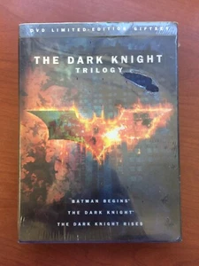 The Dark Knight Trilogy (DVD, 2012, 3-Disc Set, Limited Edition) Slashed Barcode - Picture 1 of 6