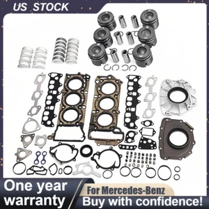 Fit For Mercedes-Benz GL350d ML350 CDI W166 OM642 Rebuilding Overhaul Kit NEW - Picture 1 of 13