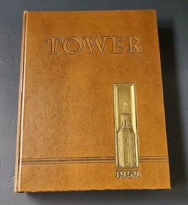 1959 Wheaton College Yearbook: THE TOWER. - Imagen 1 de 9