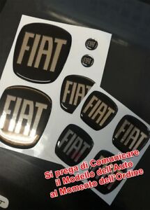 STEMMI FREGI FIAT 500/BRAVO/GRANDE PUNTO... ADESIVO 3D TUNING