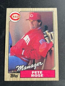 1987 Topps #393 Pete Rose - Cincinnati Reds - EX-NM - Foto 1 di 7