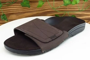 Abeo Size 9 N Brown Slide Synthetic Men Shoes - Picture 1 of 7