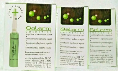 Salerm Vegetable Placenta Restructurer -4 phials of 0.44 oz/13ml - 3 Units - Image 1 of 3