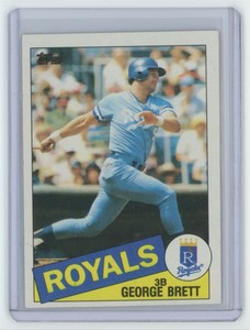 1985 Topps George Brett .  Kansas City Royals #100