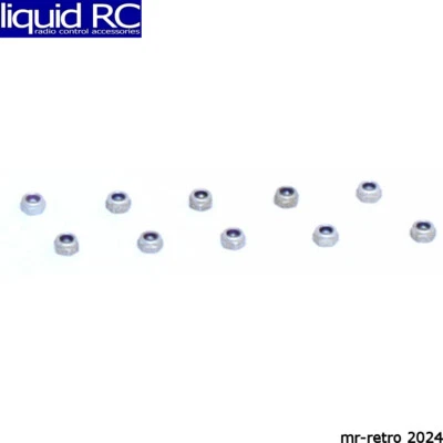 Losi A6306 4-40 Aluminum Mini-Nuts 10 - Image 1 of 2