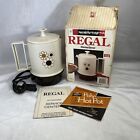 Vtg Regal Poly Hot Pot 5 Cup Electric Warmer Server Hot Water For Coffee Tea