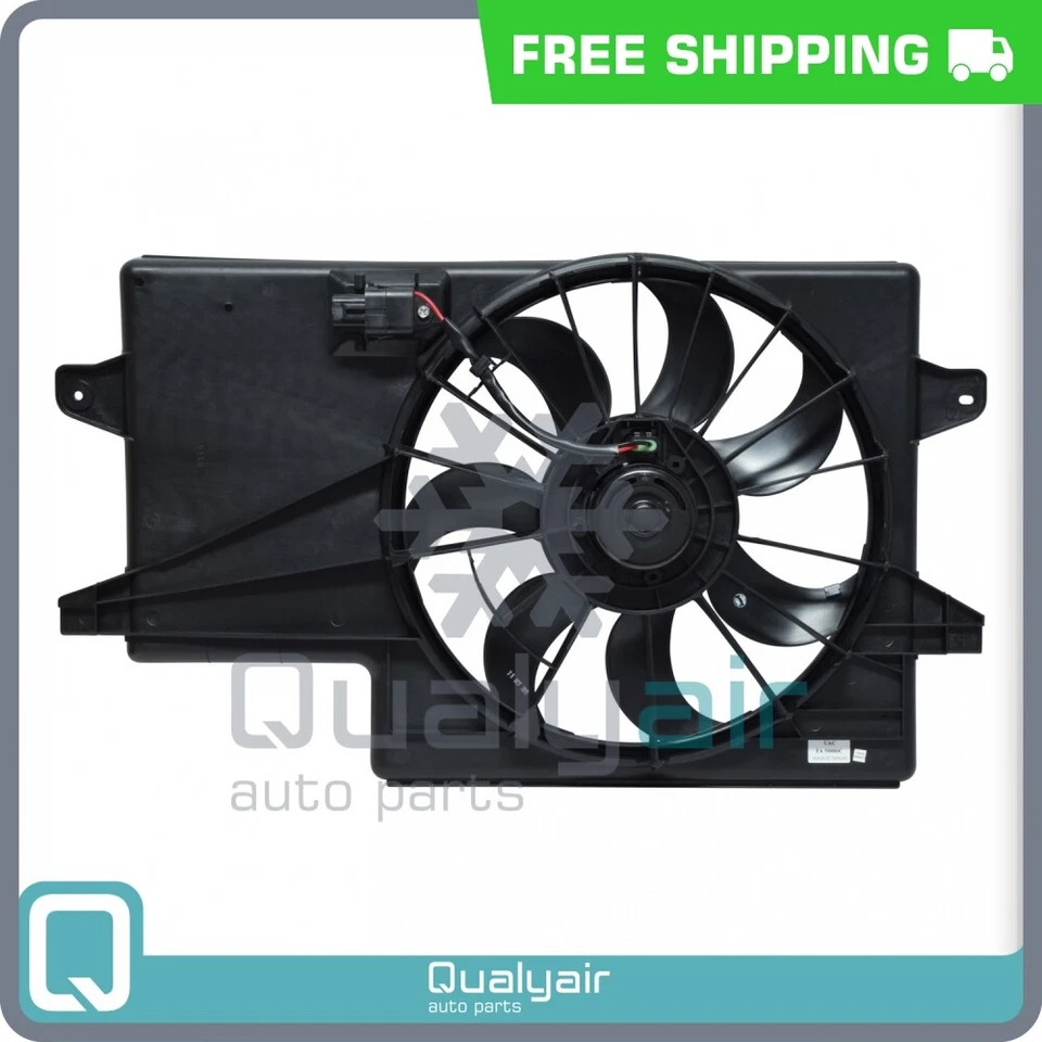 Engine Radiator Cooling Fan Assembly For 2008 2009 2010 2011 Ford Focus - Image 1 of 4