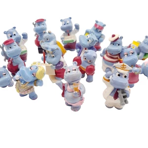 ÜEI Figuren Sammlung Konvolut Happy Hippos Mickey Maus Dinos Pinguine Set Koffer - Bild 1 von 13