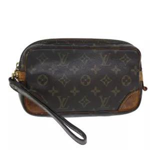 Borsa pochette Louis Vuitton Monogram Marly Dragonne PM M51827 LV originale ti1709 - Foto 1 di 19