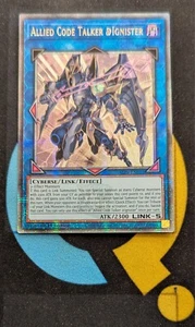 ALIN-EN051 Allied Code Talker @Ignister Quarter Century Secret Rare YuGiOh - Picture 1 of 3