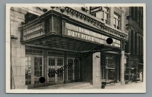 RPPC New Theatre Movie Theater FAIRMONT WV West Virginia Real Photo Postcard - Picture 1 of 2