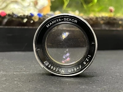 Lente Mamita-Sekor 1:2,8 F=8 cm muy dañada para piezas Foto 1 de 4