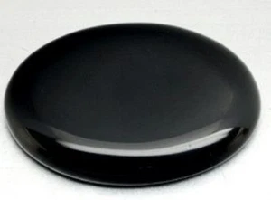 LOTE TODO NATURAL ÓNIX NEGRO 18 X 13 MM CORTE OVALADO CABUJÓN 1931 - Imagen 1 de 1