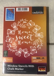 Window Stencils With Chalk Marker - 5 Piece Set - Picture 1 of 4