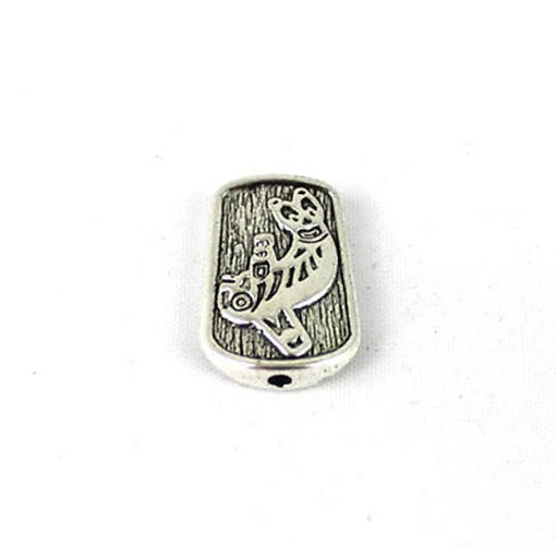 30PcsTibetan silver Cat Spacer Bead 18x12mm  FC14478 - Image 1 of 1