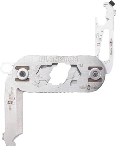 Multiherramienta Turq Gear Plankton, 3,5 pulgadas en total, construcción de acero inoxidable, PLANKTON - Imagen 1 de 5