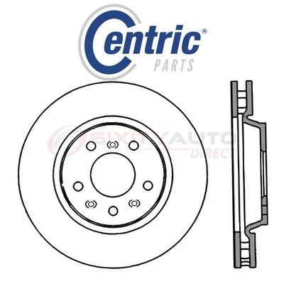 Centric C-TEK Disc Brake Rotor for 2005 Pontiac Montana 3.5L V6 - Kit Set jd Foto 1 de 4