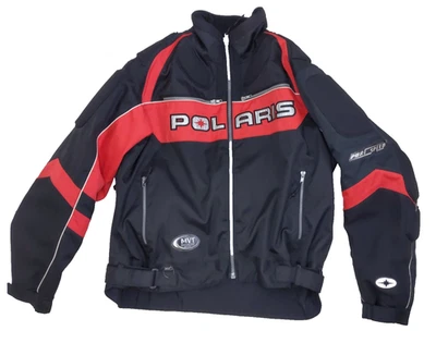 POLARIS XL Jacket Racing Snowmobile Padded Pure Speed MVT Waterproof Mens - Image 1 of 4