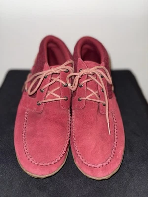 Patagonia Mujer’s Rojo Encerado Rendimiento Calzado Botines Zapatos Botas Talla 7 Lindo Foto 1 de 4