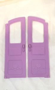 Vintage Fisher Price Loving Family Grand casa delle bambole set di porte viola ricambio  - Foto 1 di 9