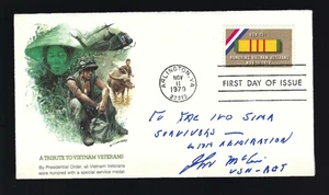 John McCain signiertes Cover Beckett authentifizierter Senator aus Arizona - Bild 1 von 2