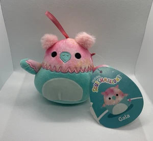Squishmallows Gala Griffin Christmas Ornament Pink Green Plush Toy 4" KellyToy - Picture 1 of 3
