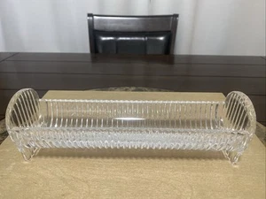 Harmony by Godinger - Vintage Lead Crystal Cracker Tray Party Entertaining - Picture 1 of 14