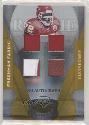2008 Leaf Certified Materials Freshman Fabric /25 Glenn Dorsey Rookie Auto RC - Image 1 of 2