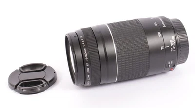 Canon EF 75-300mm f/4-5.6 III Telephoto Zoom Lens - Image 1 of 4