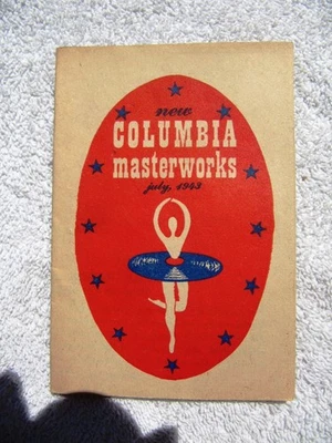 July 1943 COLUMBIA MASTERWORKS RECORDS Supplement Henry Cowell Tales CATALOG  - Image 1 of 2