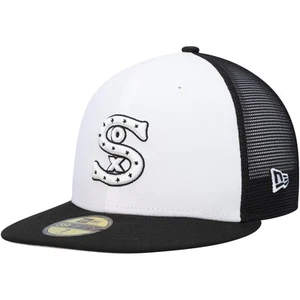Men's New Era White/Black Chicago White Sox 2023 On-Field Batting Practice - Picture 1 of 6