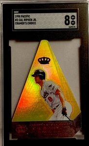 1998 Pacific Cramer's Choice Gold #3 Cal Ripken Jr. SGC 8NM-MT Scratch Free Case - Picture 1 of 9