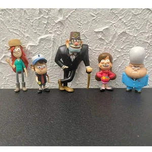 Raro juego de 5 mini figuras Jazwares Disney Gravity Falls (Falta Soos) - Imagen 1 de 5