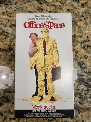 Office Space Promo VHS Preview Copy 1st edition Mike Judge Bevis and Butthead Foto 1 de 4
