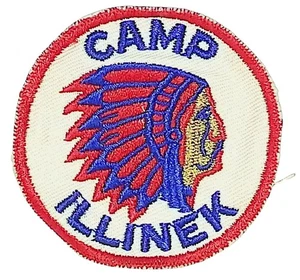 Camp Illinek 1950er Abraham Lincoln Council IL ROT Bdr [MO2277] - Bild 1 von 2