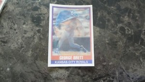 1989 SPORTFLICS #64 GEORGE BRETT   BASEBALL CARD