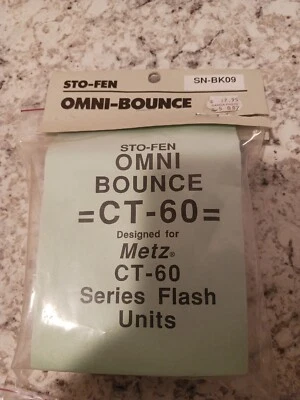 Sto-Fen Omni-Bounce for Metz 60 CT Flash, Stofen OM-CT60 Diffuser - Image 1 of 3