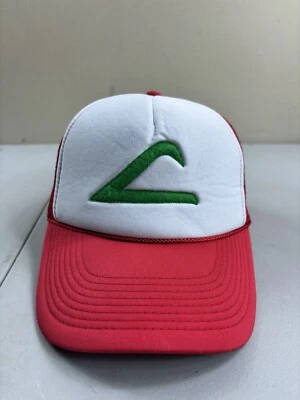 DE COLECCIÓN Ash Ketchum Juvenil Sombrero Pokemon Snap-back Gorra Rojo Blanco Malla Camionero Foto 1 de 4