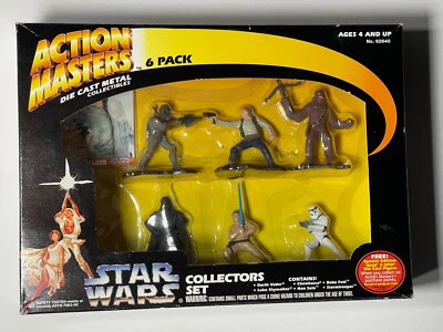 Vintage Star Wars Action Masters Die Cast 6 Pack Kenner 1994 Collectors Set MIB - Image 1 of 2