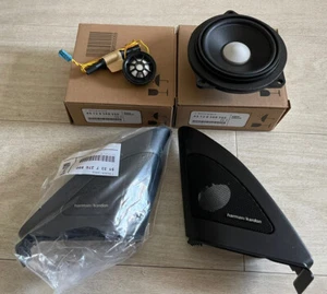 BMW E81 E82 E88 1 SERIES HARMAN KARDON FRONT DOOR SPEAKERS TWEETERS COVERS - Picture 1 of 7